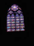 Notre Dame stained glass window