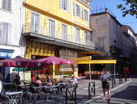 Cafe terrace painted by Van Gogh