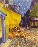 Caf Terrace at Night