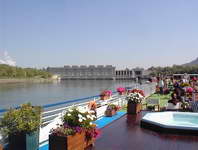 A lock in the distance