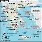 Map of Greece