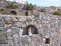 Wall seen from our patio