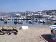 Mykonos harbor