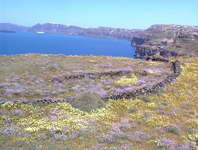 Caldera view from Akrotiri