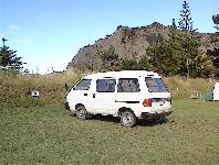camping at Tolaga Bay