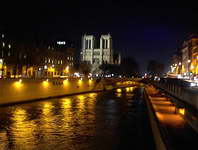 notre dame at night